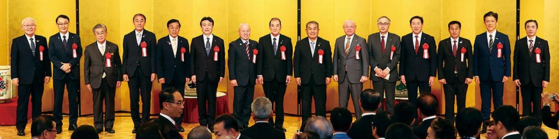 登壇した町村長