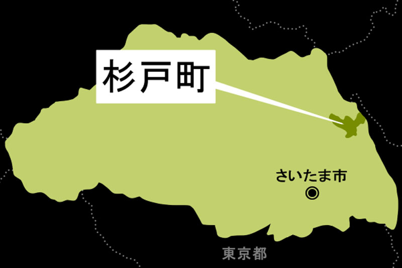 【地図】杉戸町