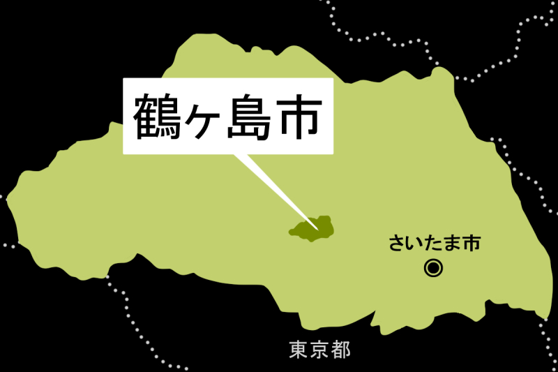 【地図】鶴ヶ島市