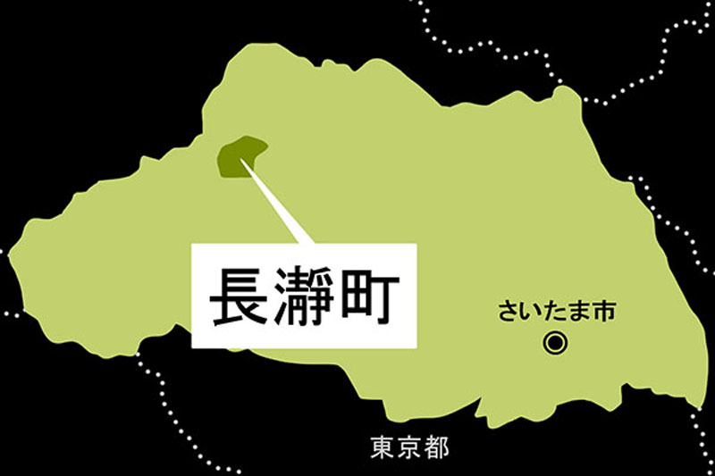 【地図】長瀞町