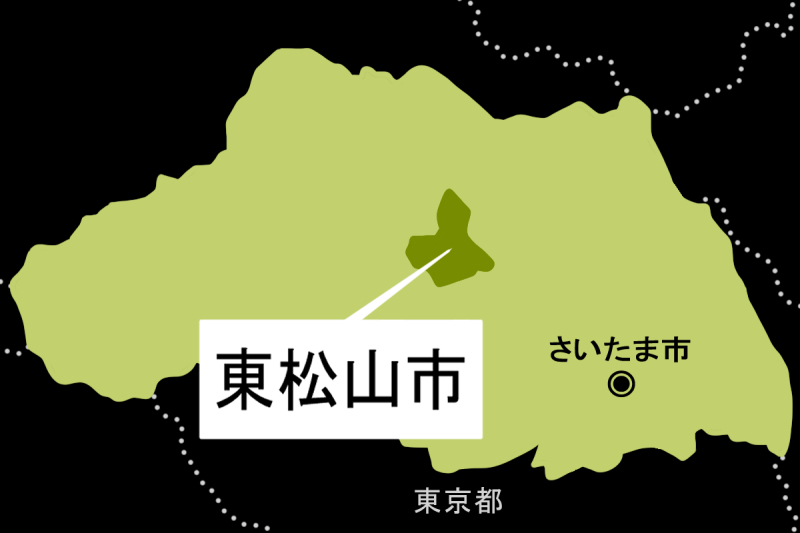 【地図】東松山市