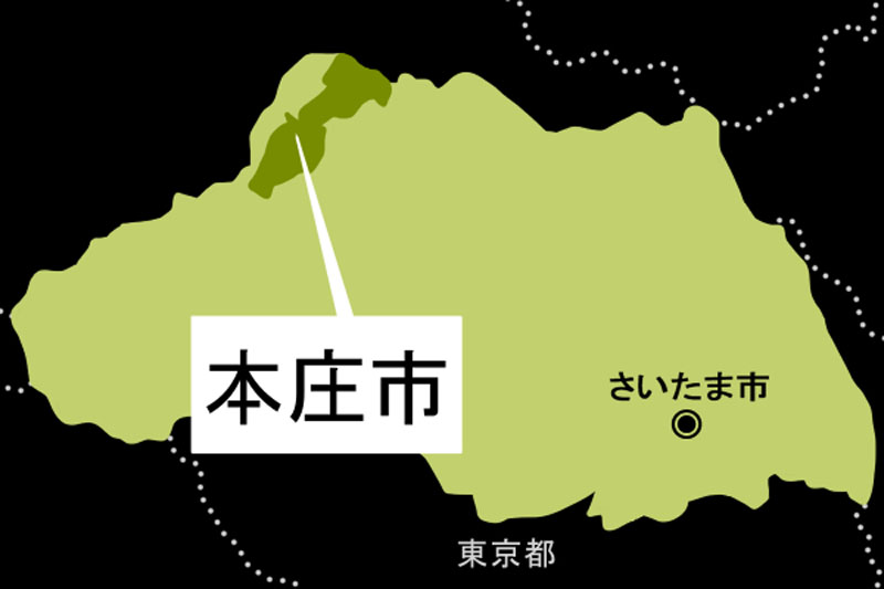 【地図】本庄市