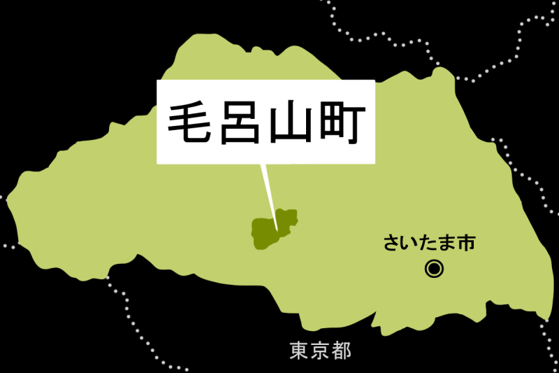 【地図】毛呂山町