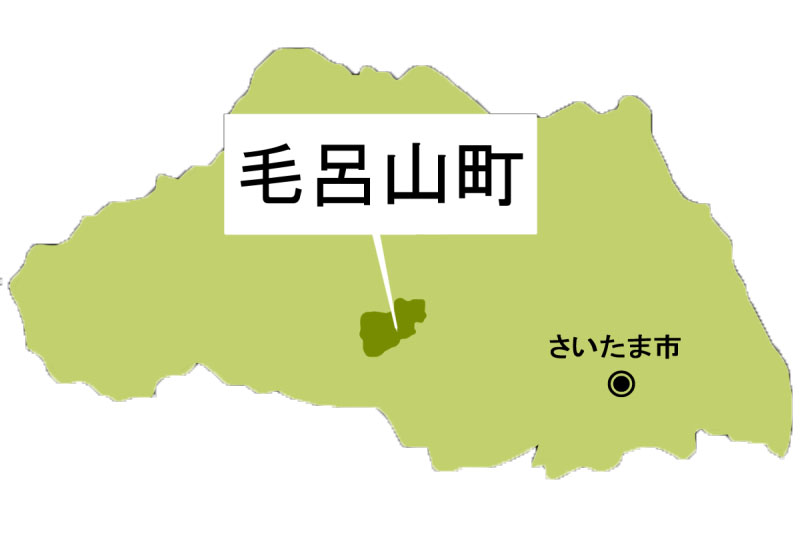 【地図】毛呂山町（背景白）