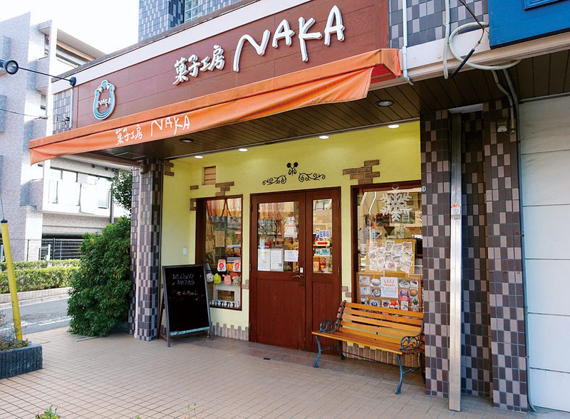 北宿通りに面した菓子工房「NAKA」＝埼玉県さいたま市浦和区瀬ケ崎