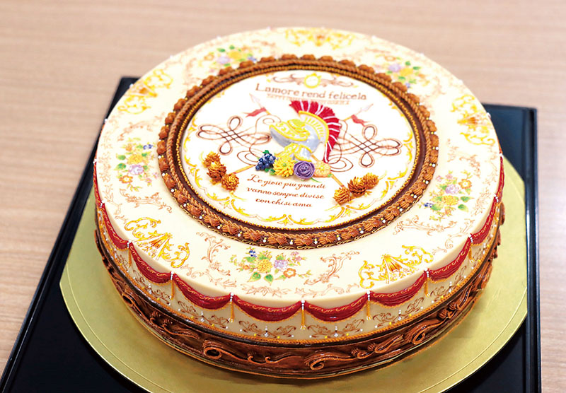 グランプリを受賞した寺嶋さん作のケーキ