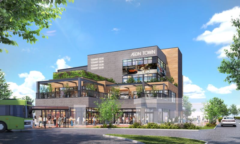 「イオンタウン東浦和」の完成イメージ図