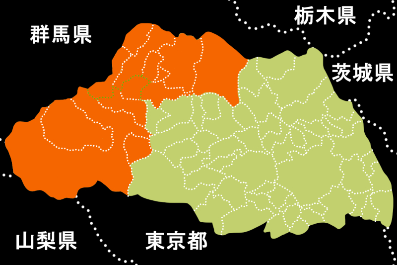 【地図】北部教育事務所ー事件用