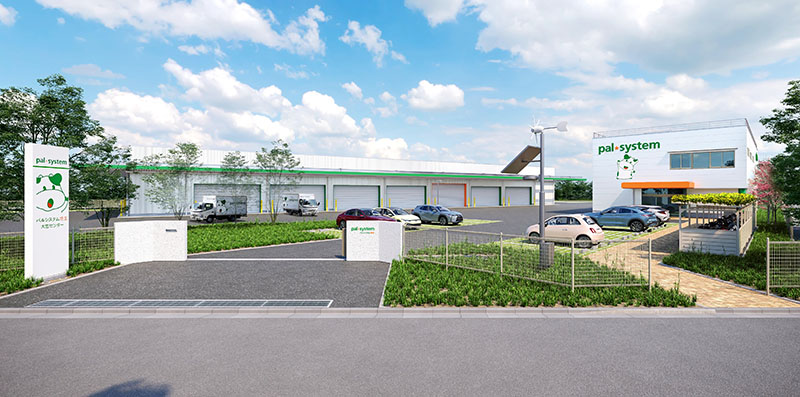 移転する大宮配送センターの完成イメージ図（パルシステム埼玉提供）