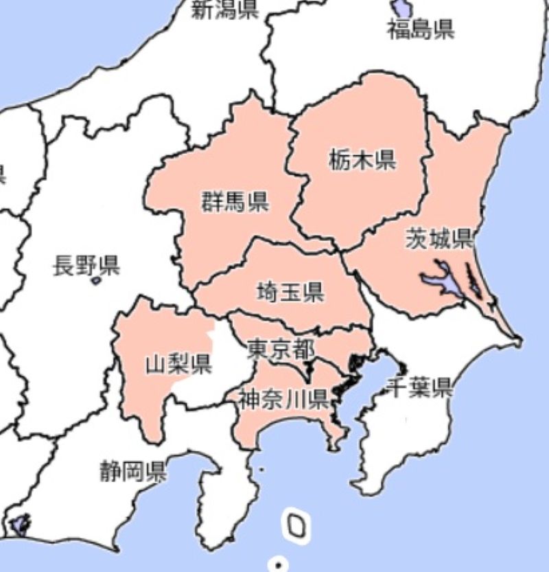 1日に大雨警報が発表される可能性（中程度）があるエリア＝早期注意情報、気象庁HPから