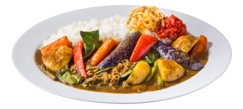 たっぷり野菜ビーフカレー