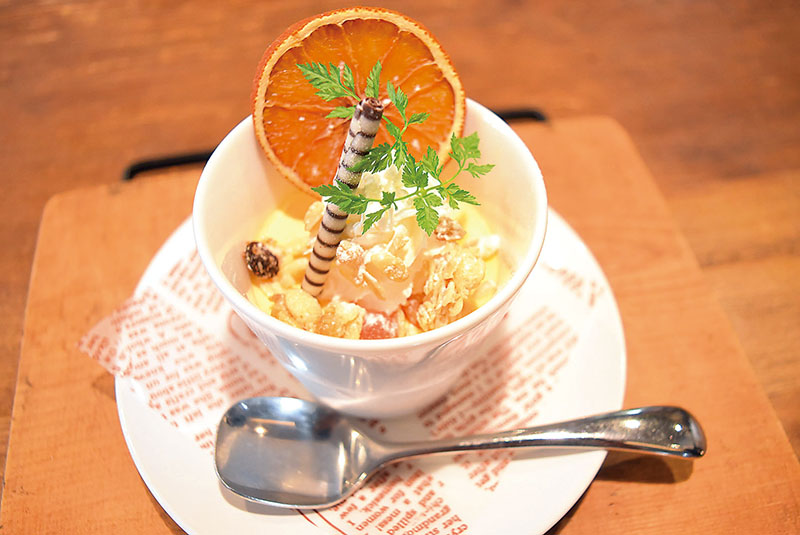 なつめカラメルプリン