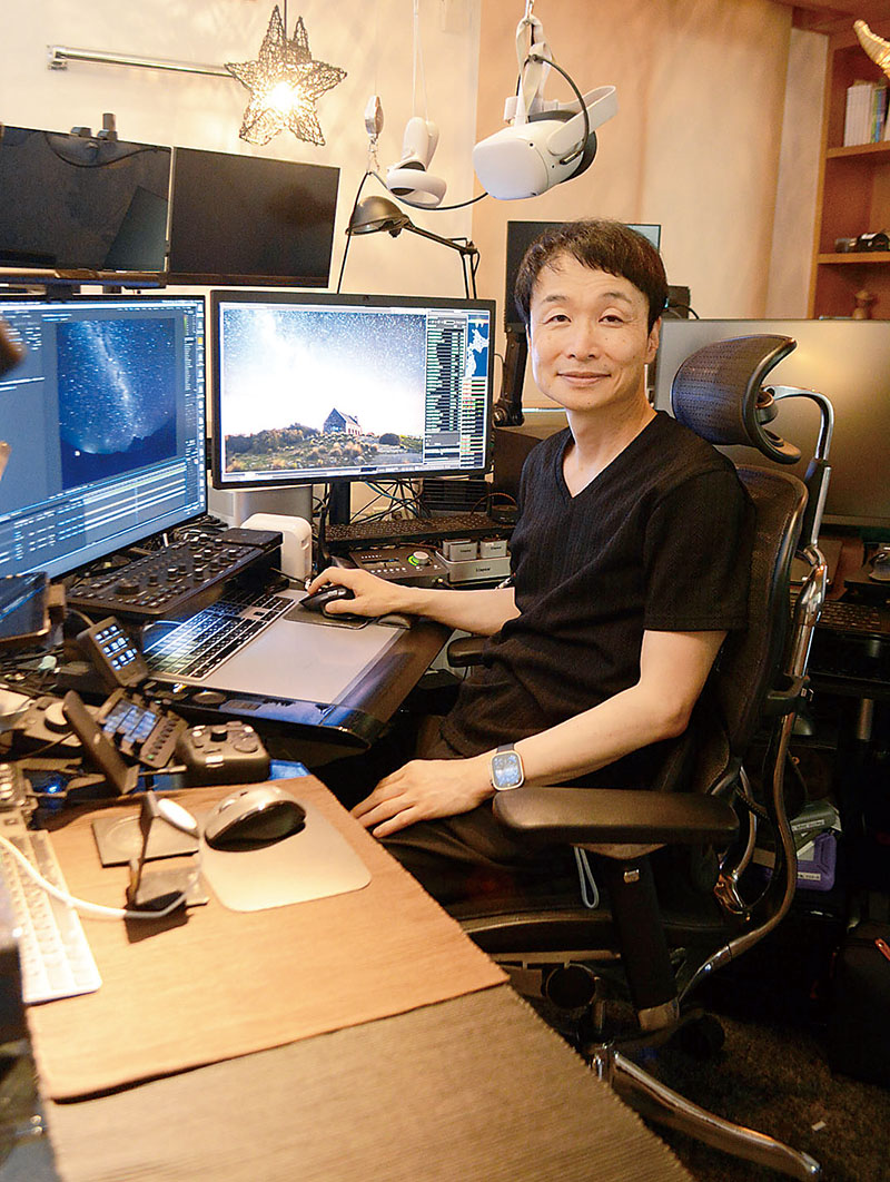 「今はアプリなどで簡単に星座を調べることもできる。ぜひ夜空を見上げてみてほしい」と話すKAGAYAさん