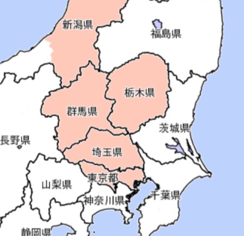 27日午前6時から28日午前0時までに大雨警報が出る可能性のあるエリア（早期注意情報、気象庁HPから）