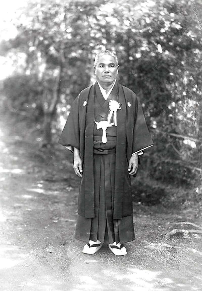 大宮盆栽村を開拓した清大園の園主清水利太郎＝大宮盆栽美術館提供