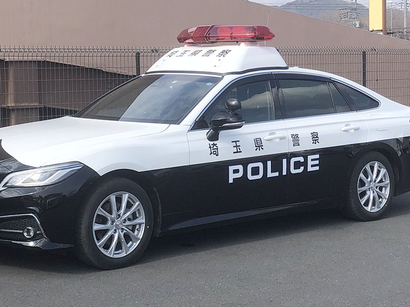 【ちなみ】パトカー12＝事件事故イメージ