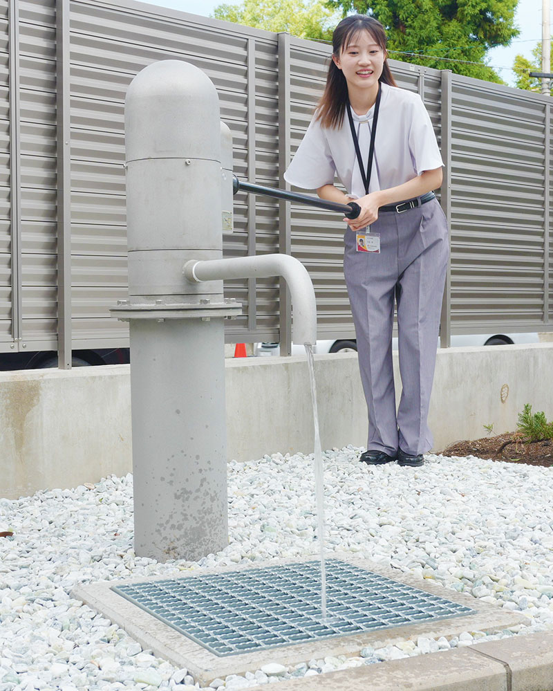 設置された防災用井戸