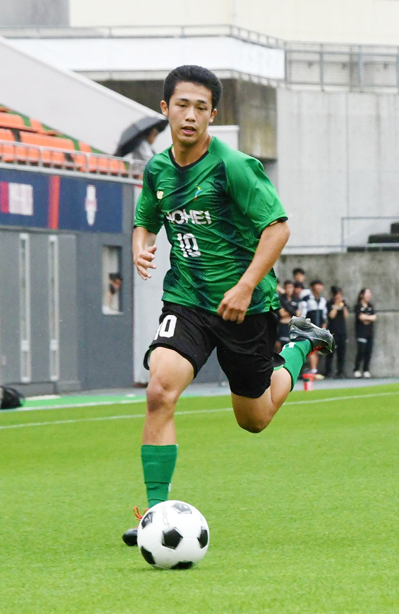 前チームから主力を担い、攻撃の柱となる昌平のMF山口