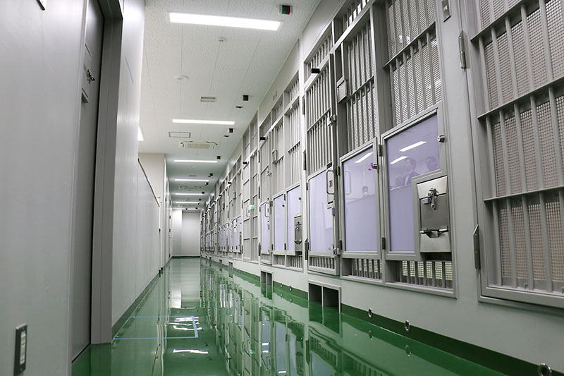 新庁舎の留置管理施設