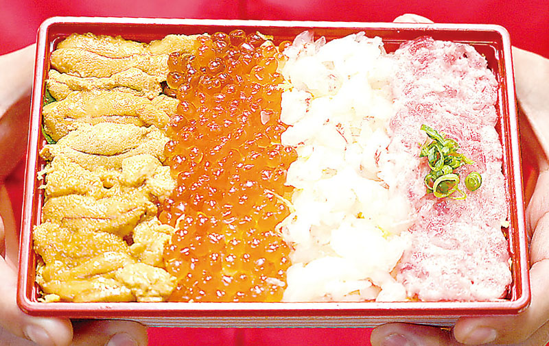 観光商品部門で最高金賞に輝いた「四色丼」