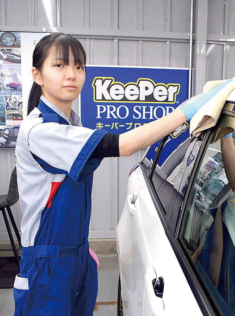 キーパー技術コンテストで準優勝した後藤来愛さん