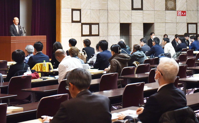 衆院選の候補者や届出政党に向けて実施された説明会＝22日午後、さいたま市内