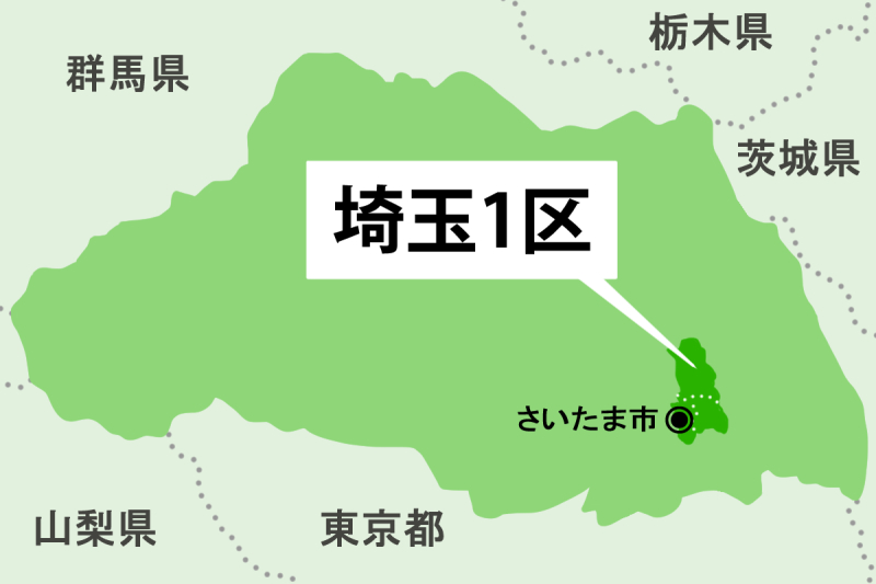 【衆院選】埼玉1区＝さいたま市見沼区、浦和区、緑区