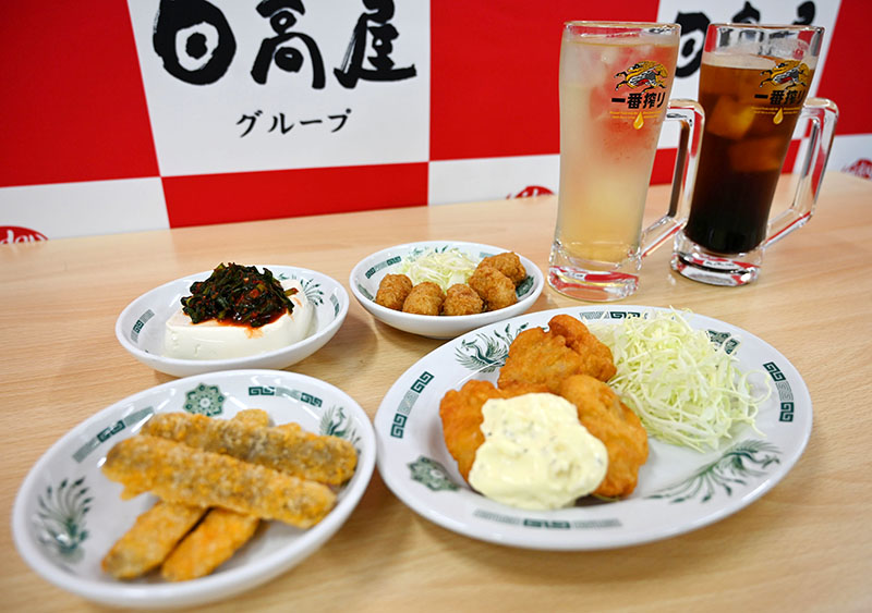 新メニュー4品と期間限定値引きのハイボール