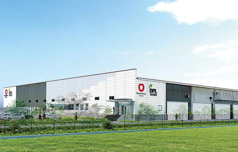 「DPL埼玉深谷」イメージパース（大和ハウス工業提供）