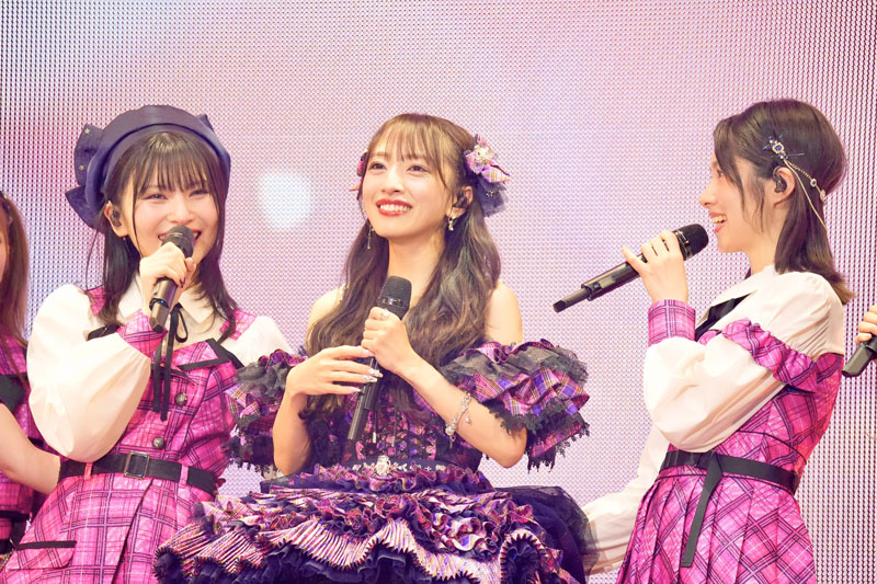 卒業コンサートを開催したAKB48の向井地美音さん（埼玉県出身）＝3日、東京・国立代々木競技場第一体育館（c）AKB48