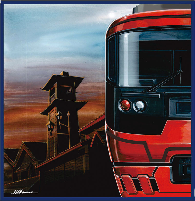 観光特急のイメージ（西武鉄道提供）