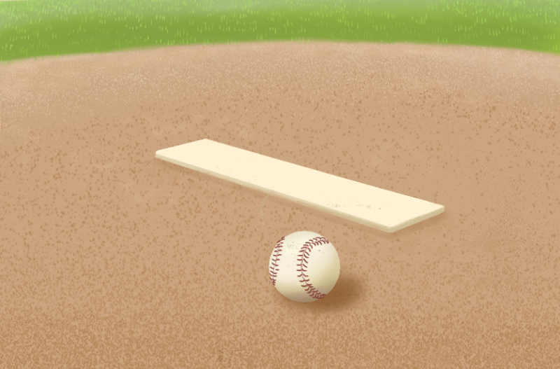 【ちなみ】野球場＝イラスト