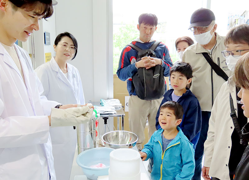 環境科学国際センター研究所の体験コンテンツ（県提供）