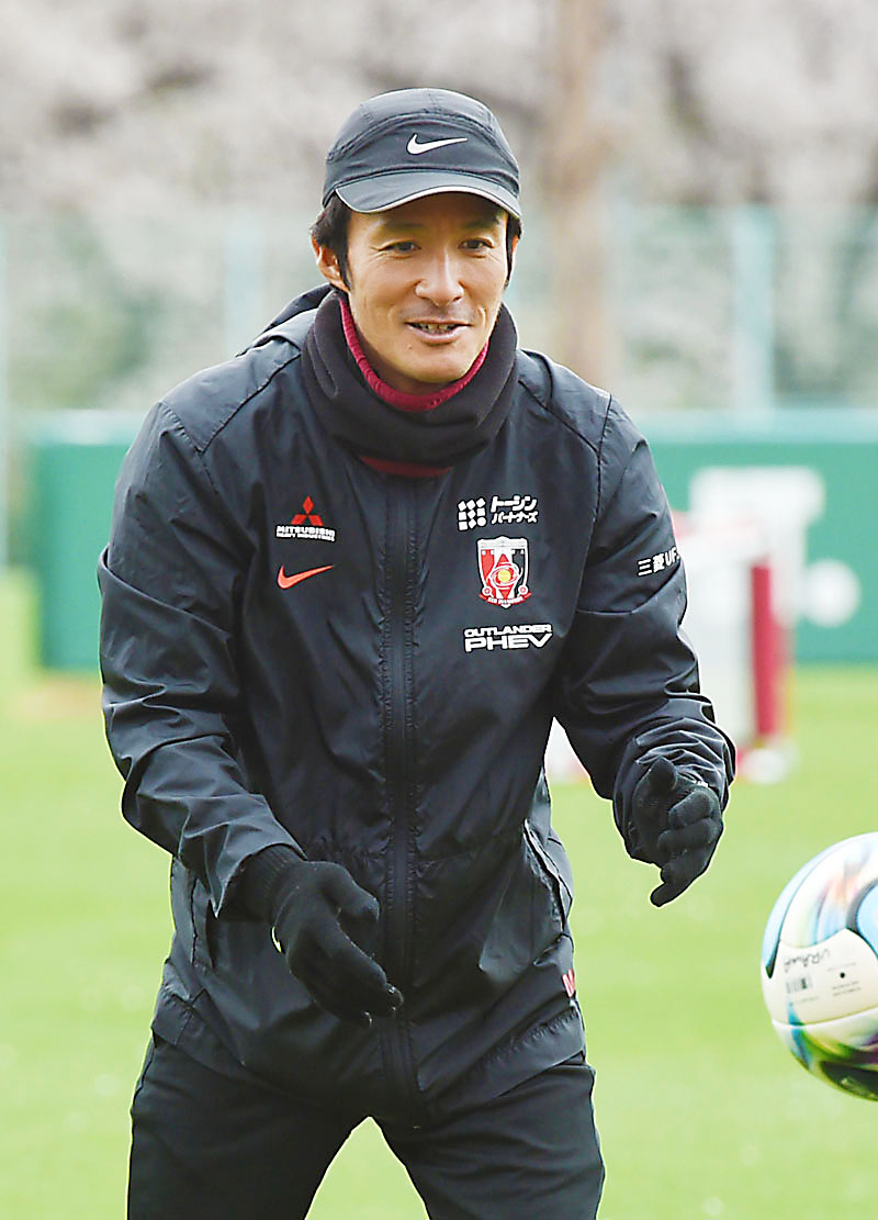 J1百年構想リーグ終了まで暫定的に監督として指揮を執る田中達也アシスタントコーチ
