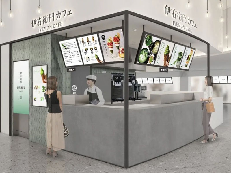 伊右衛門カフェ 越谷レイクタウンkaze店イメージ（カフェ・カンパニー株式会社提供）