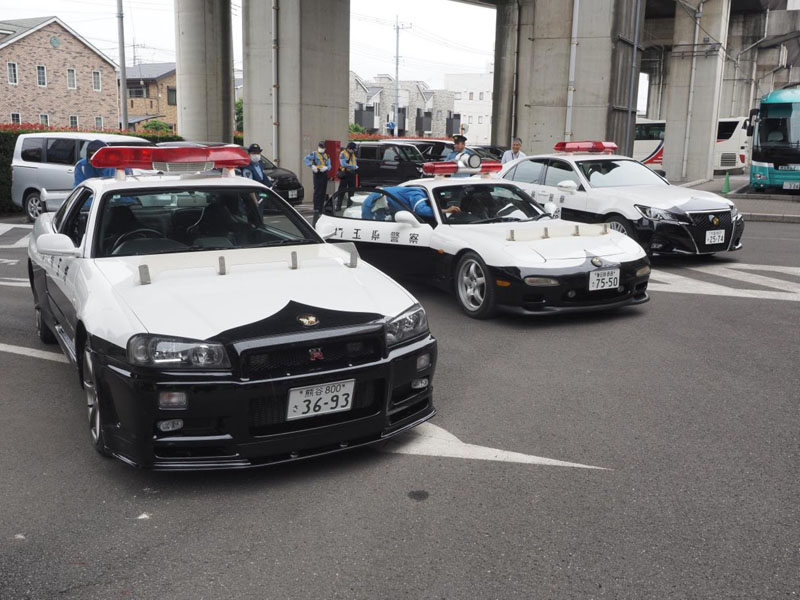 昨年のけいさつ車両展の様子＝（県警提供）