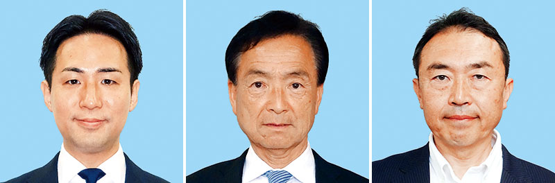 （左から）中島慎一郎氏、松坂喜浩氏、鈴木健一氏