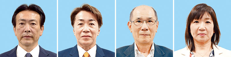 （左から）窪田裕之氏、栗原偉憲氏、金子正志氏、原田寿々子氏