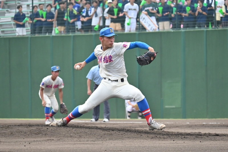 先発した花咲徳栄のエース・黒川
