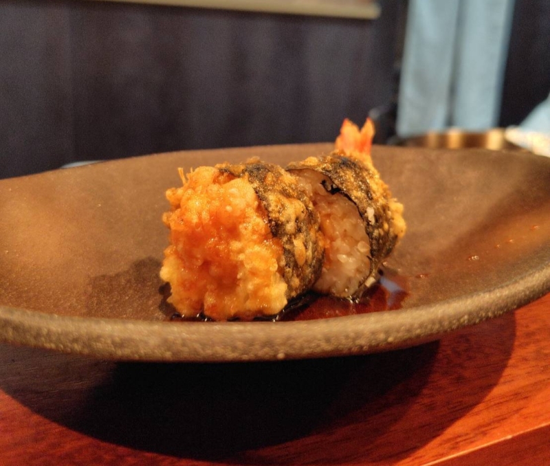 天むすは、おむすびごと揚げる珍しいスタイル