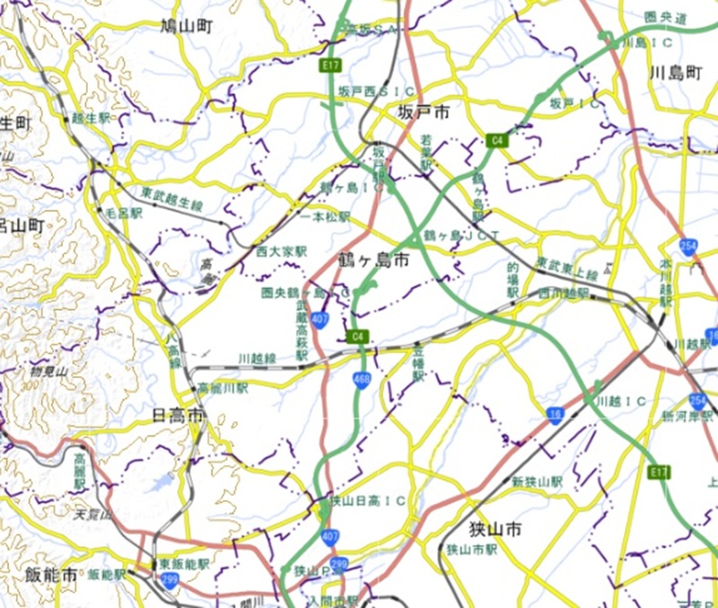 渋滞圏央道内回り