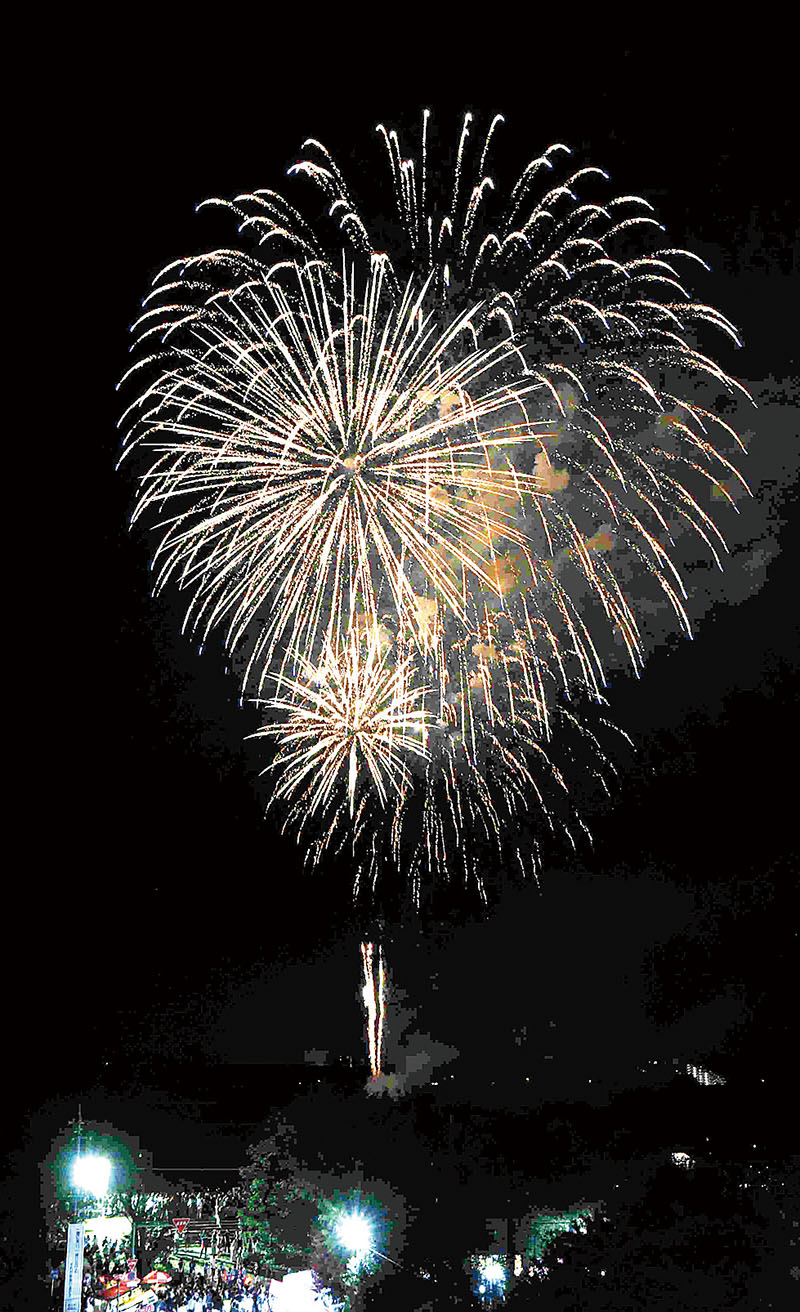 真夏の夜空を美しく彩った熊谷花火大会