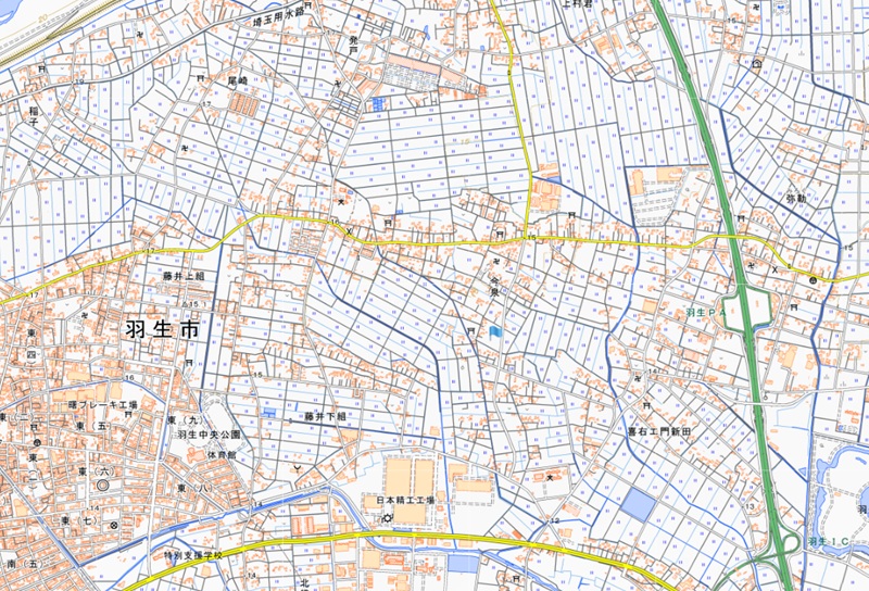 羽生市今泉地区