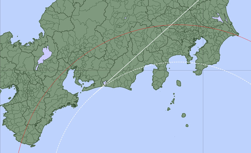 台風26号の10月1日予報円と暴風警戒域を拡大＝28日午前10時発表、気象庁より