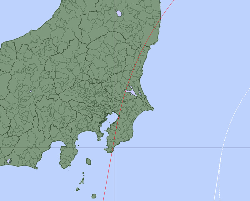 台風27号の7日午前9時の暴風警戒域を拡大＝2日午前9時発表、気象庁より
