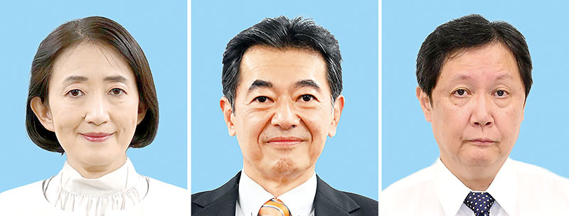 草加市長選立候補予定者の顔ぶれ