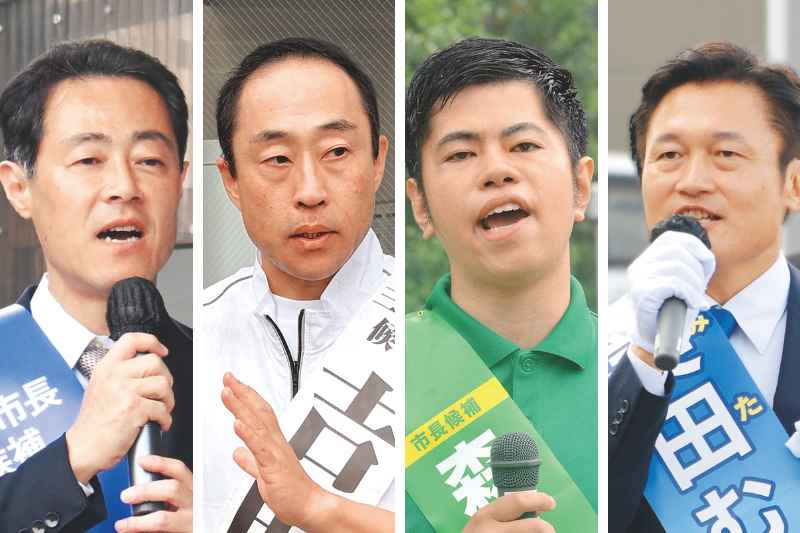 右から美田宗亮氏、森健太郎氏、吉田護氏、武居弘治氏