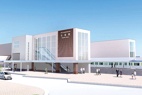 東武野田線・七里駅、橋上駅舎化へ 23年度の完成目指す 南北自由