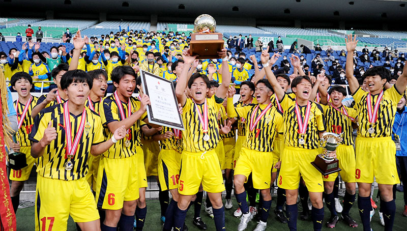 西武台高校サッカー部 ユニフォーム ＃38 黄色