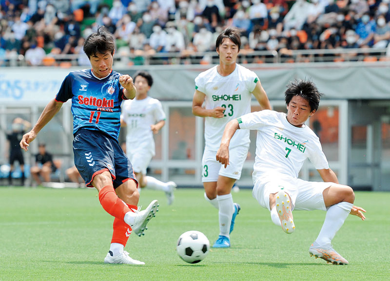 昌平高校 サッカー プレミアリーグEAST]昌平は2年生10番のMF山口、高速MF岩谷が